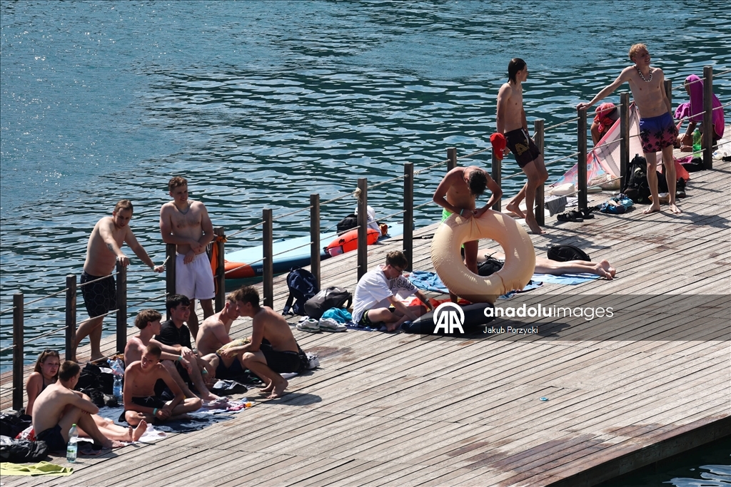 Polonya'da aşırı sıcaklar devam ediyor