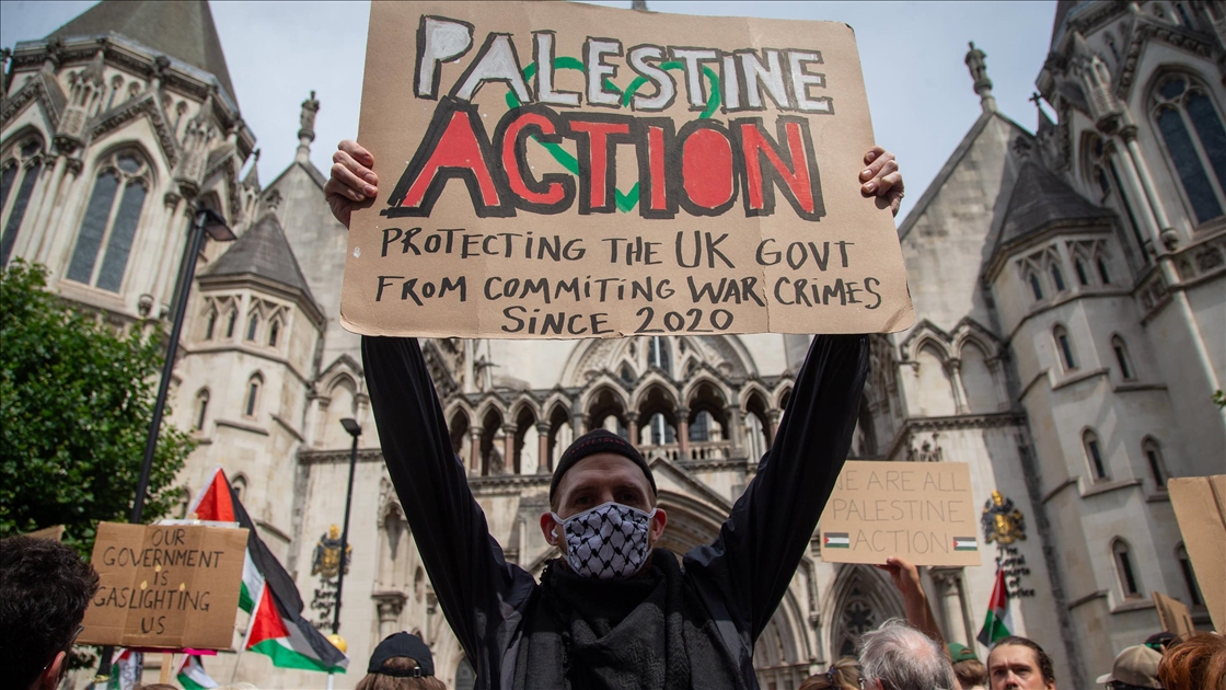 Londra’da Filistin Hareketi’ne destek gösterisi düzenlendi