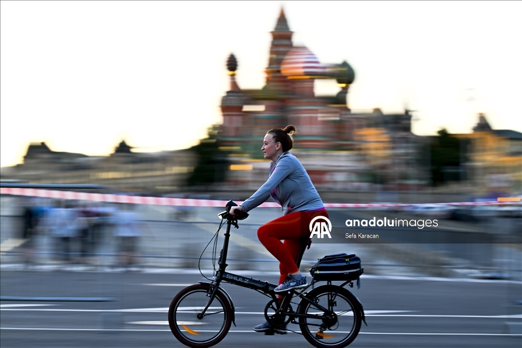 В Москве прошел «Ночной велофестиваль»