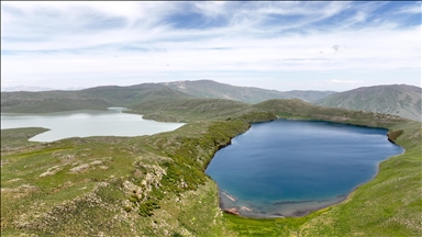 Muş'taki Hamurpet Gölleri doğaseverlerin gözdesi oldu