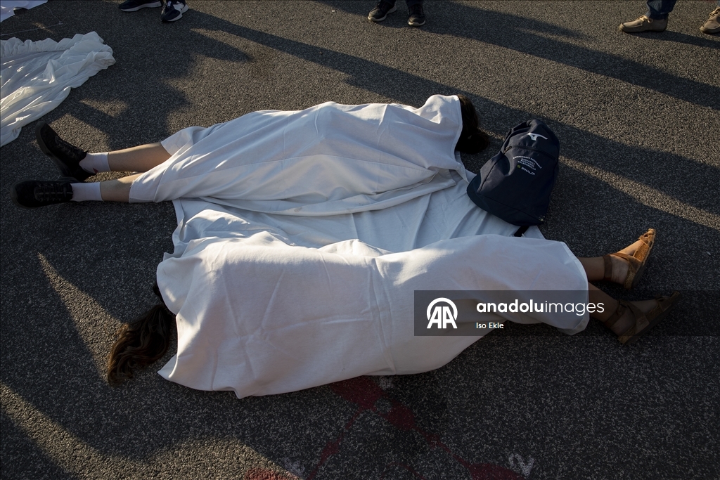 В Италии прошла акция в поддержку Палестины