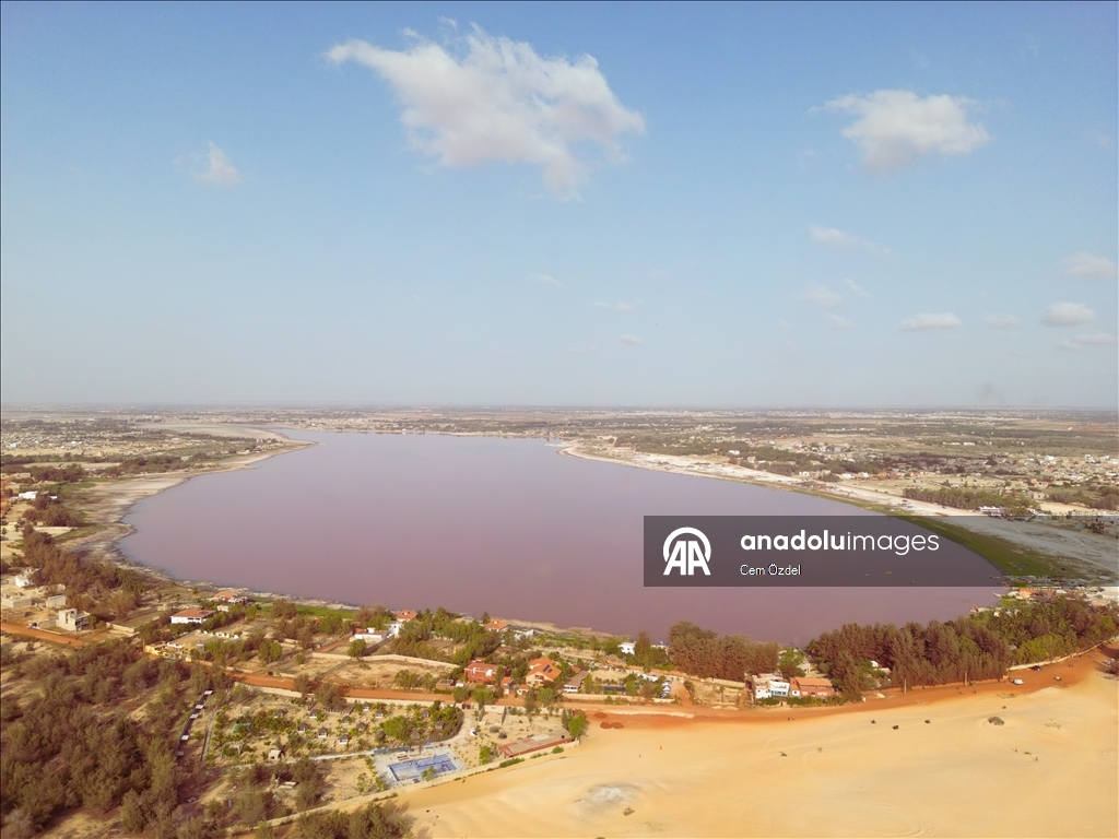 Senegal's Pink Lake regains its color after 3 years