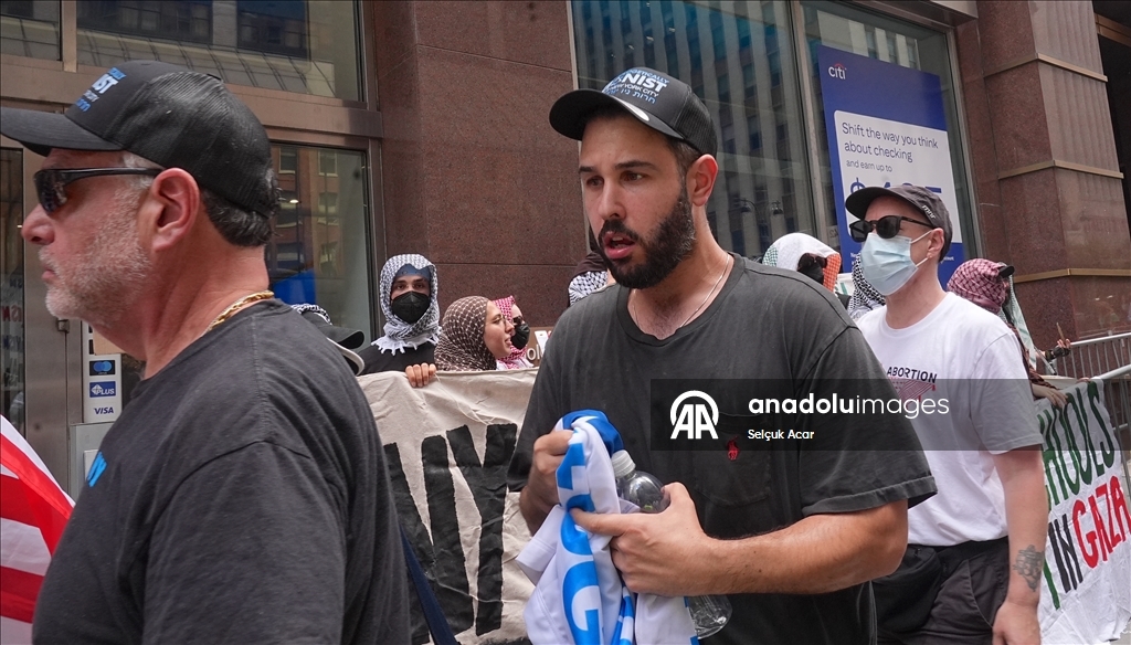 Protest against repression at CUNY in New York