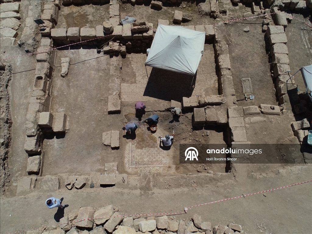 В античном городе Дара обнаружена уникальная мозаика возрастом 1500 лет