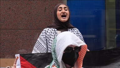 Protest against repression at CUNY in New York