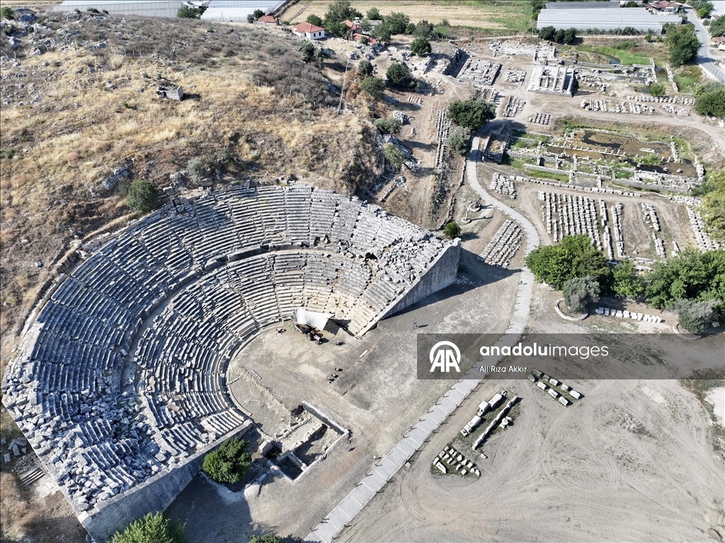 Letoon Sanctuary’s theater in Turkiye's Mugla