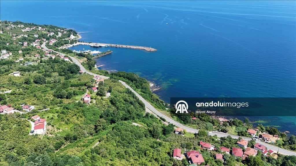 Perşembe ile Fatsa arasındaki sahil yolu, manzarasıyla sürücülere keyifli rota sunuyor