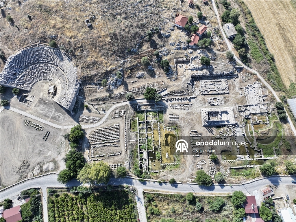 Letoon Sanctuary’s theater in Turkiye's Mugla