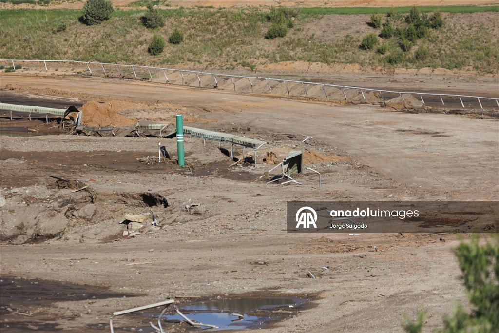 ABD'nin New Mexico eyaletinde muson yağmurları sonucu sel meydana geldi