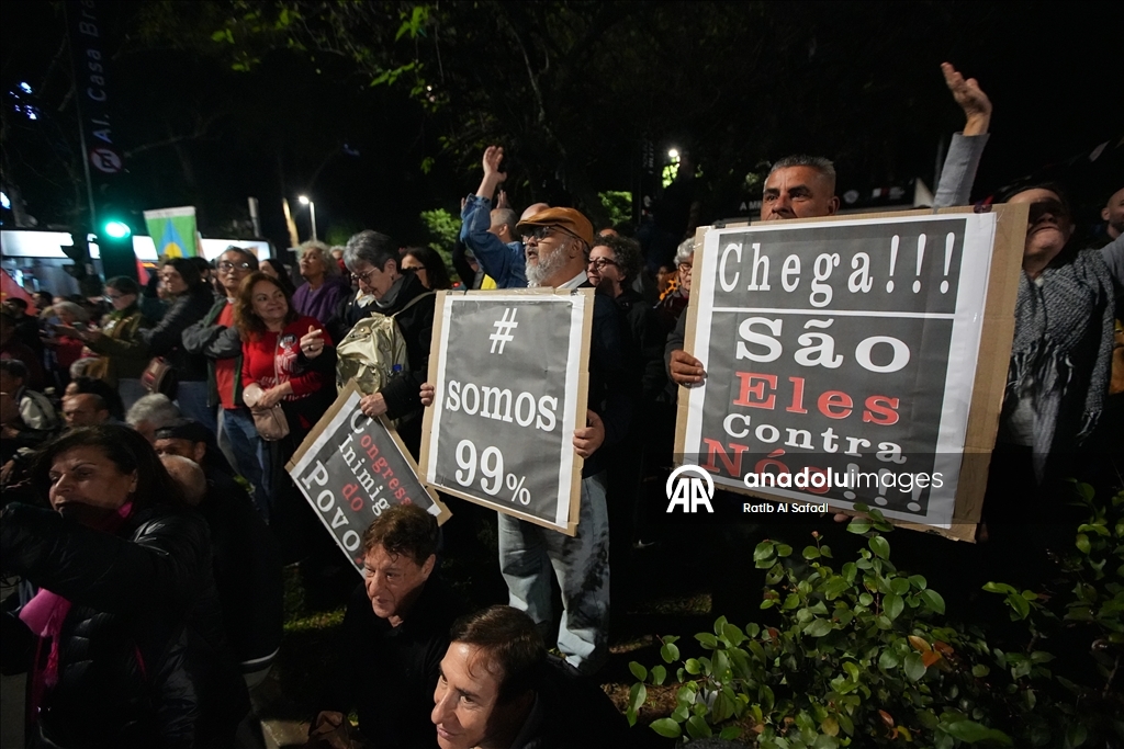 Thousands rally in Brazil against Trump’s 50% tariff decision