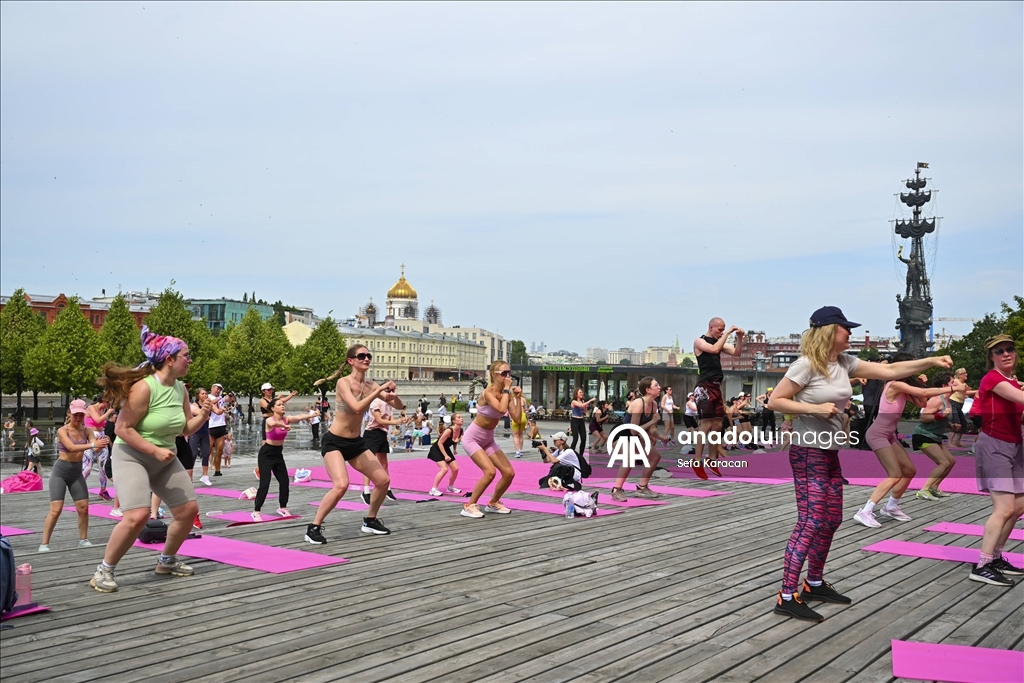 Moskova’da ‘’Hareket halindeki güzellik ‘’ temalı kadın spor festivali 