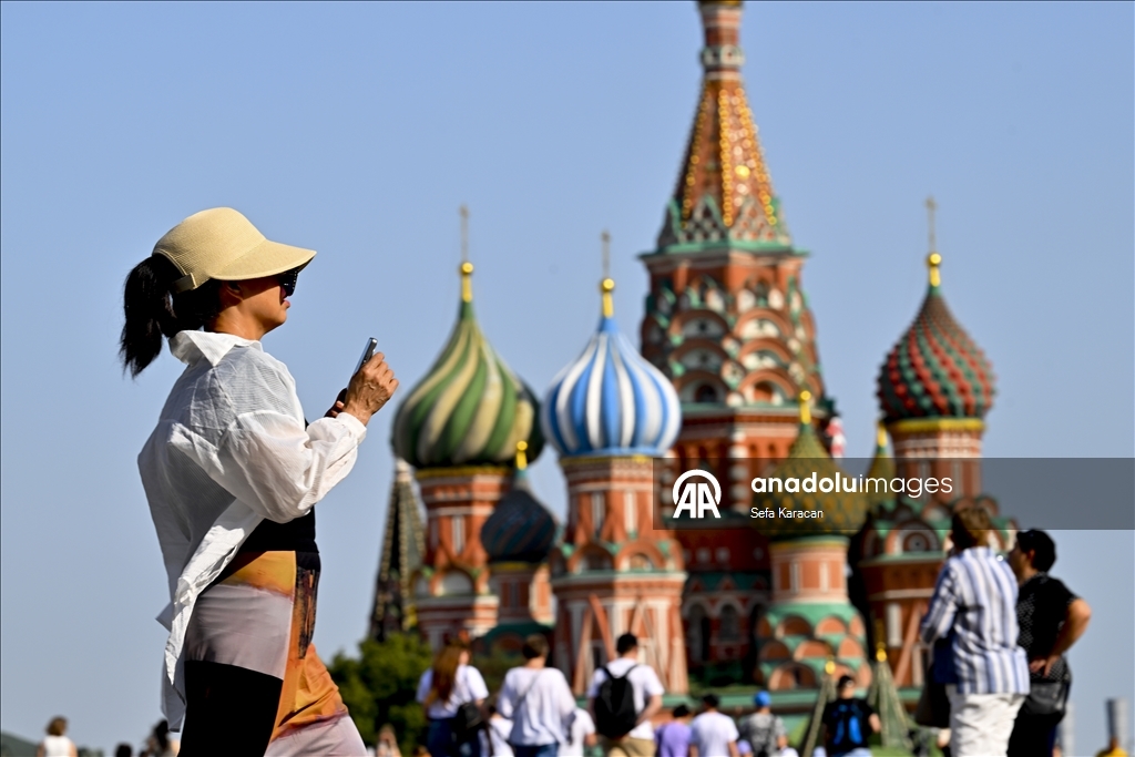 Жаркая погода в Москве