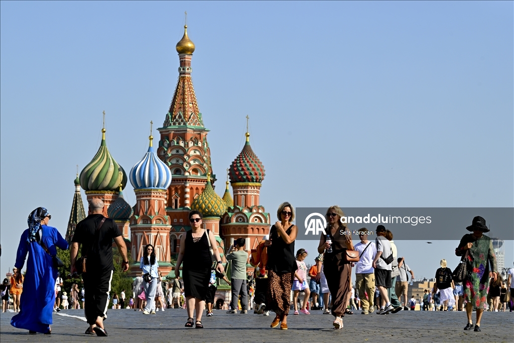 Жаркая погода в Москве