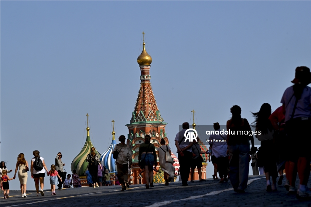Жаркая погода в Москве