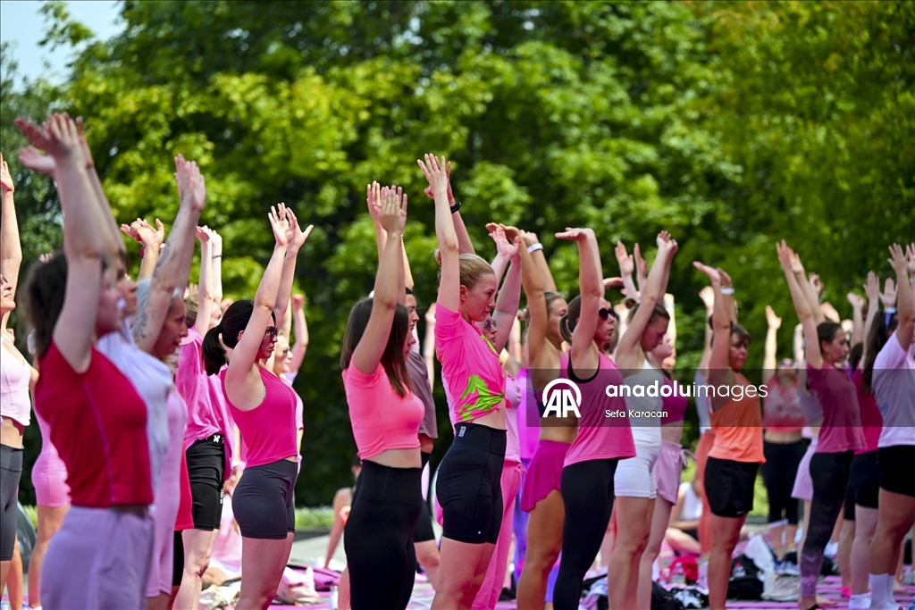 Moskova’da ‘’Hareket halindeki güzellik ‘’ temalı kadın spor festivali 