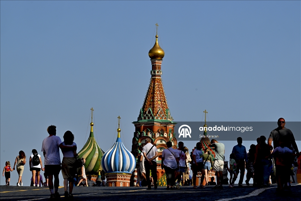 Жаркая погода в Москве