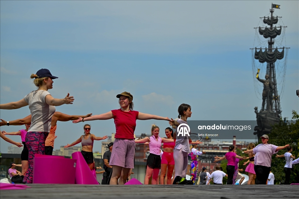 Moskova’da ‘’Hareket halindeki güzellik ‘’ temalı kadın spor festivali 