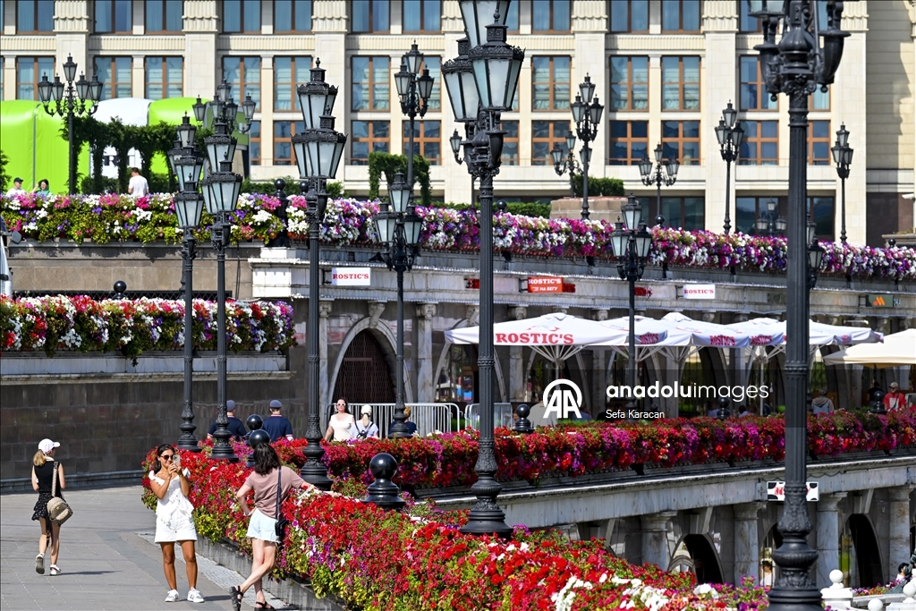 Жаркая погода в Москве