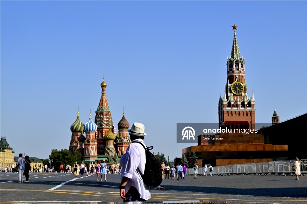 Жаркая погода в Москве