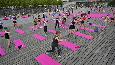 Moskova’da ‘’Hareket halindeki güzellik ‘’ temalı kadın spor festivali