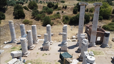 Manisa'da, Sardes Antik Kenti ve Lidya Tümülüsleri'nin UNESCO'ya alınması sevinci