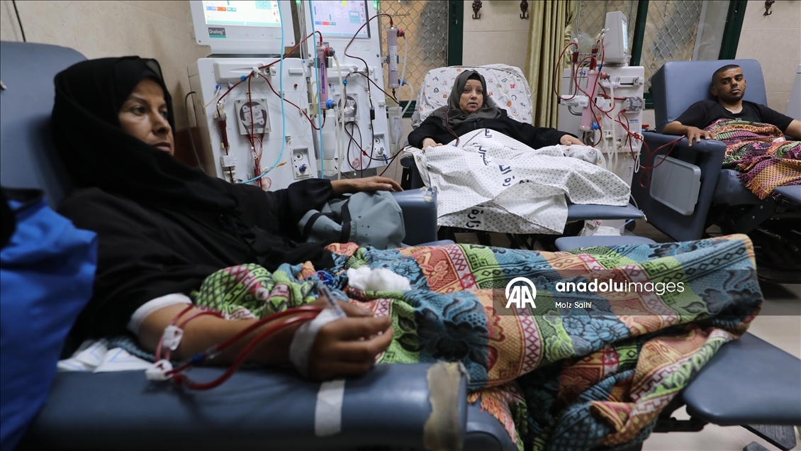 Gazze’de sınır kapılarının kapatılması, diyaliz hastalarının hayatını tehdit ediyor