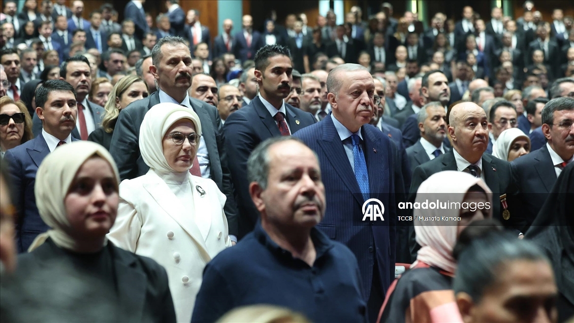 Cumhurbaşkanı Erdoğan, 'En Uzun Gece' destanının ilk temsiline katıldı