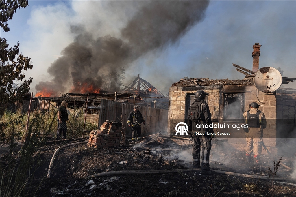 Rusya, Ukrayna'nın Kostyantynivka kentine saldırı düzenledi