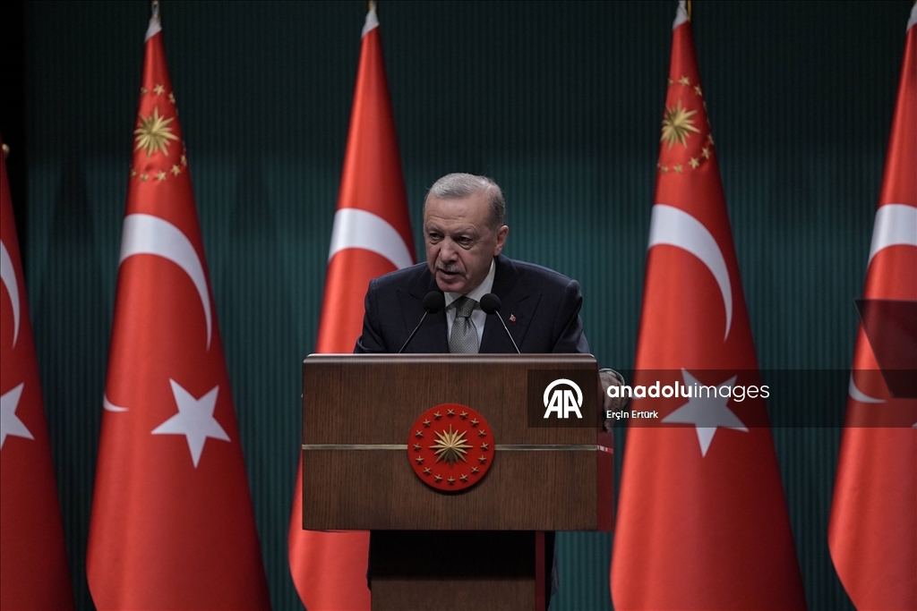 Cumhurbaşkanı Erdoğan, Kabine Toplantısı sonrası açıklama yaptı