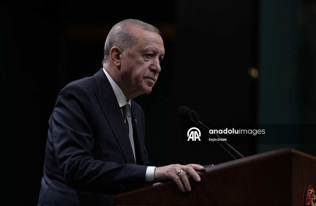 Cumhurbaşkanı Erdoğan, Kabine Toplantısı sonrası açıklama yaptı