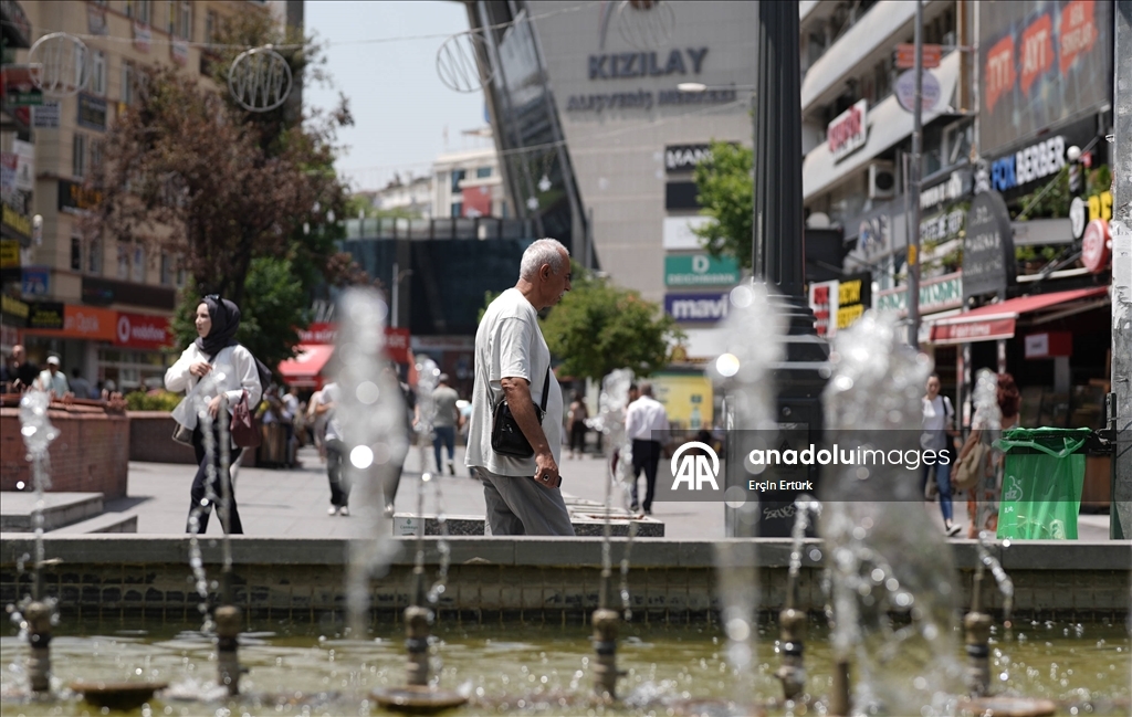 Ankara'da sıcak hava