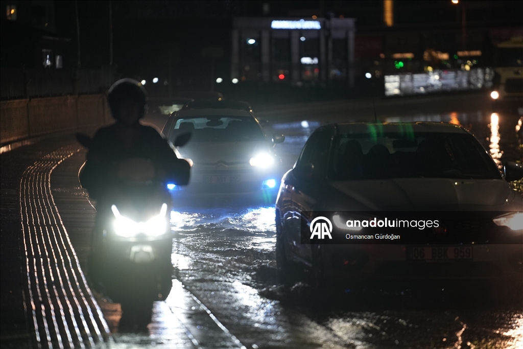 Ankara’da sağanak