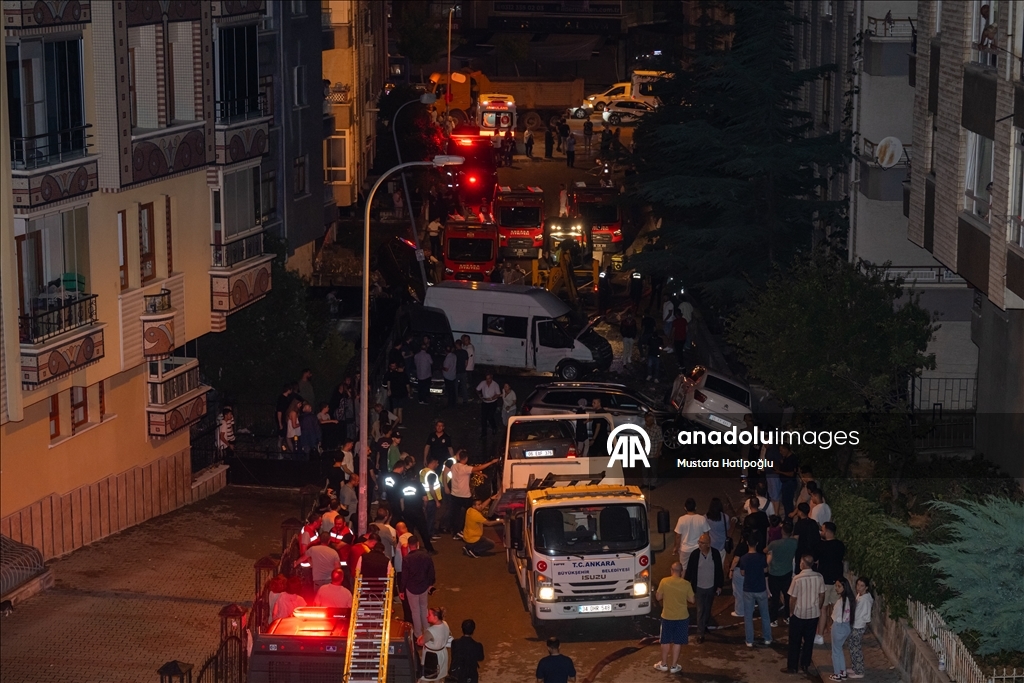 Ankara'da sağanak ve fırtına etkili oldu