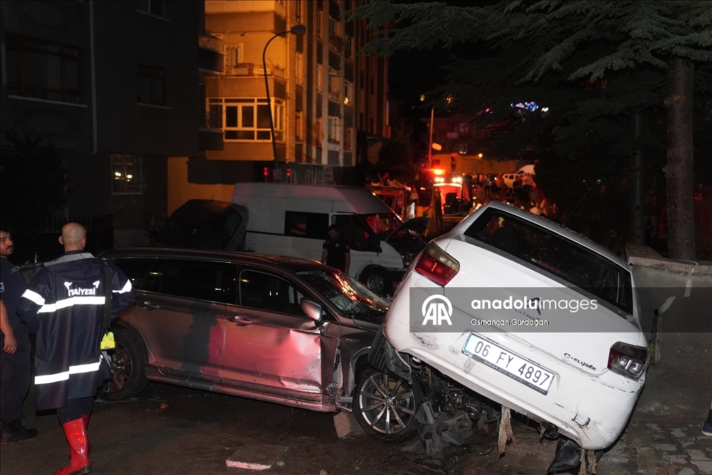 Ankara'da sağanak ve fırtına etkili oldu
