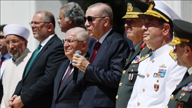 Cumhurbaşkanı Erdoğan, Milli Savunma Üniversitesine bağlı birimlerdeki camilerin açılışını yaptı