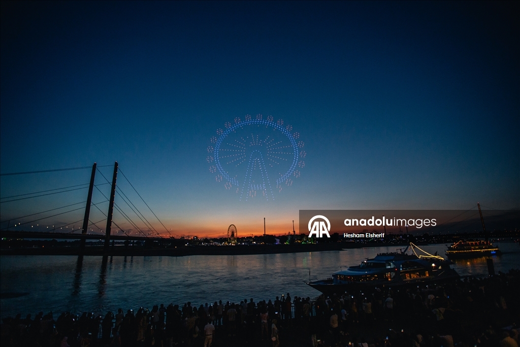 Народный фестиваль Rheinkirmes в Дюссельдорфе