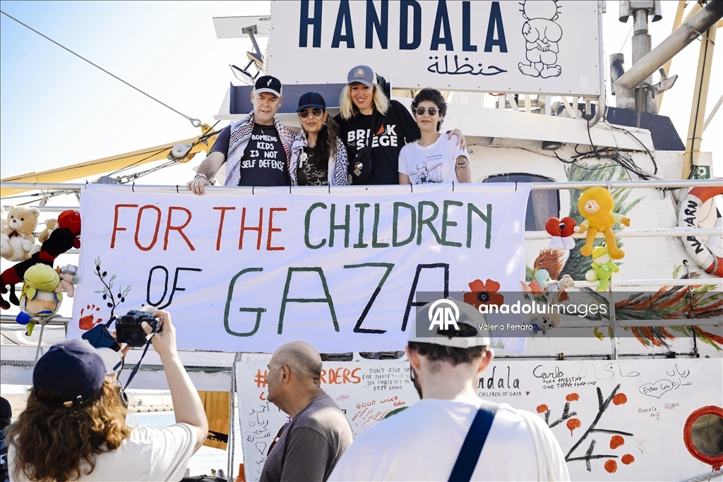 Özgürlük Filosu'nun Handala gemisi, teknik aksaklıklarını giderip Gazze için yeniden yola çıktı 