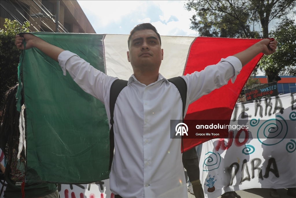 Anti-gentrification march in Mexico