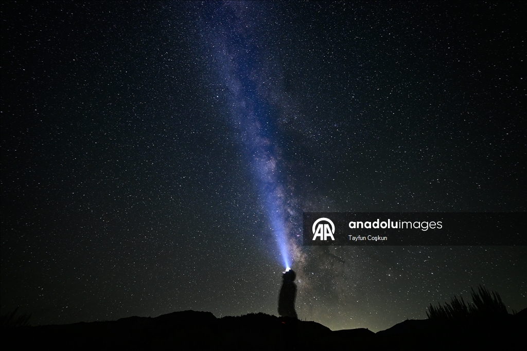 Milky Way at Mono Lake of California