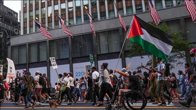 New York'ta “Gazze’de Açlığa Son Verin” mitingi