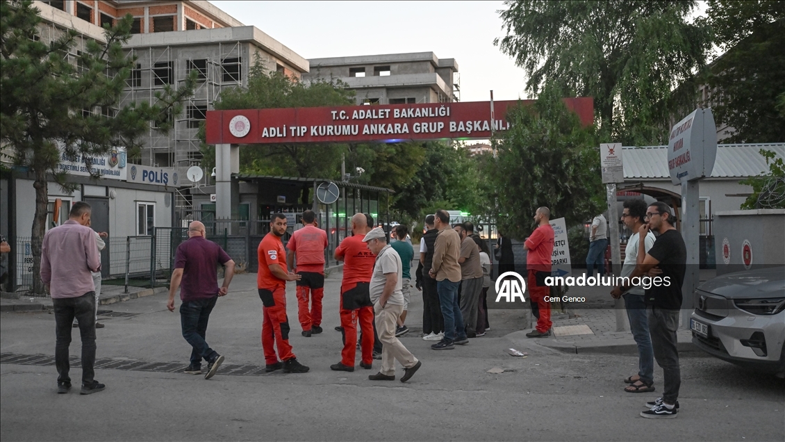 Orman şehitlerinin naaşları Ankara'ya getirildi