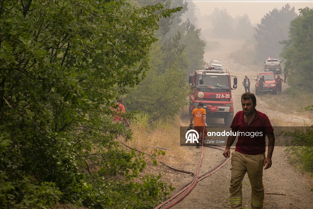 Karabük'teki orman yangınlarına 2. gününde müdahale sürüyor