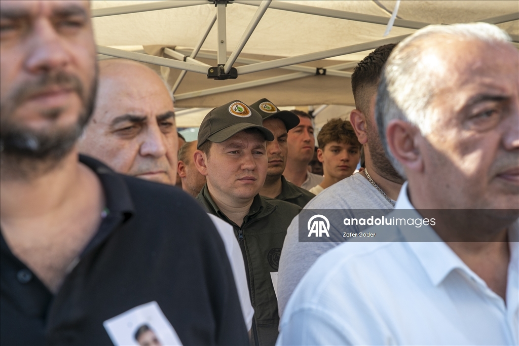 Orman yangını şehitlerinden Enes Kızılyer, Karabük'te son yolculuğuna uğurlandı