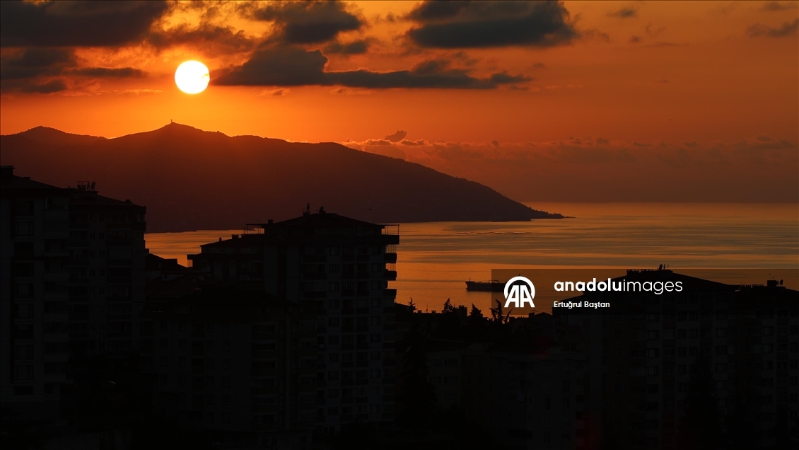 Trabzon'da gün batımı