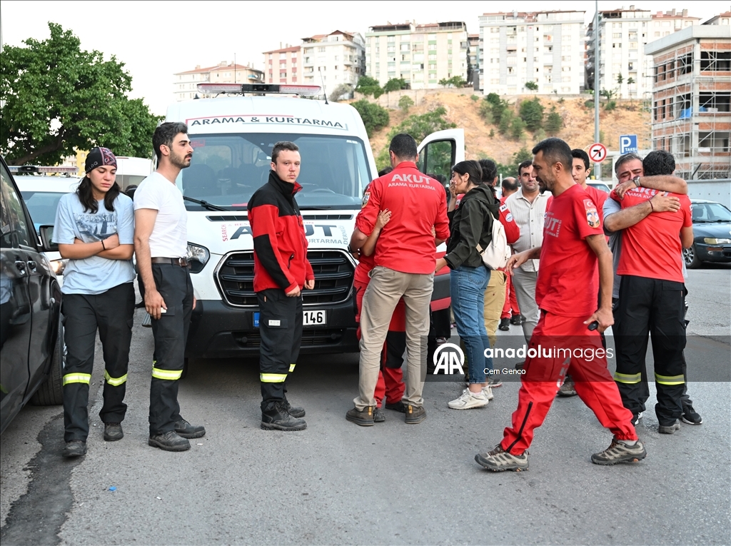 Orman şehitlerinin naaşları Ankara'ya getirildi