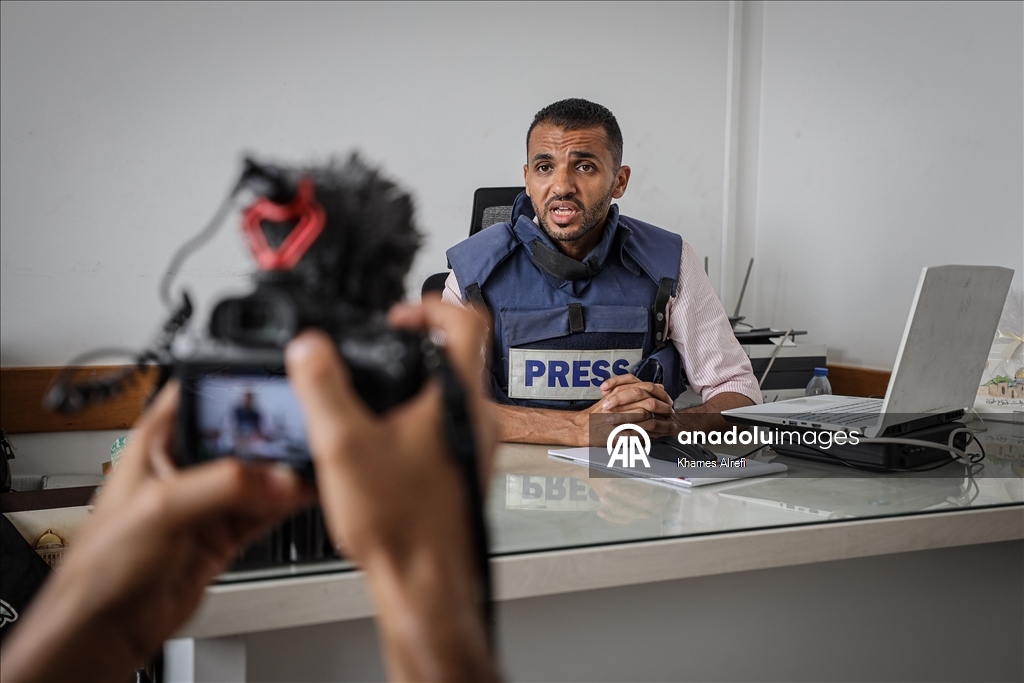 Gazze’de açlıkla mücadele eden AA serbest habercileri insani krizi aktarmayı sürdürüyor