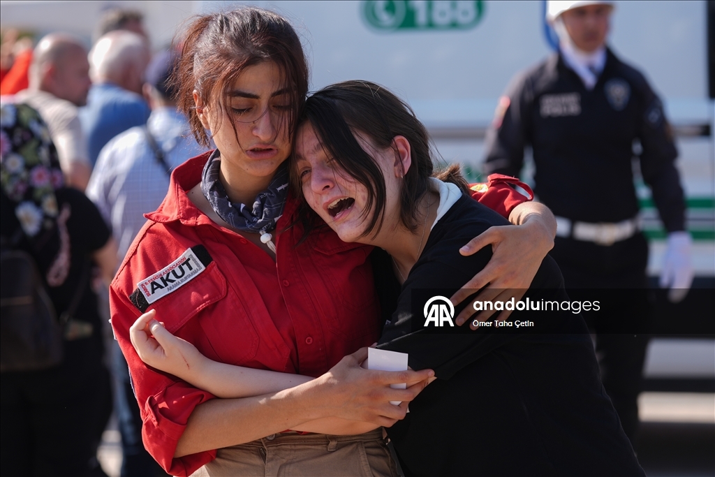 Orman yangınıyla mücadelede şehit olan AKUT gönüllüleri, Ankara'da son yolculuklarına uğurlandı