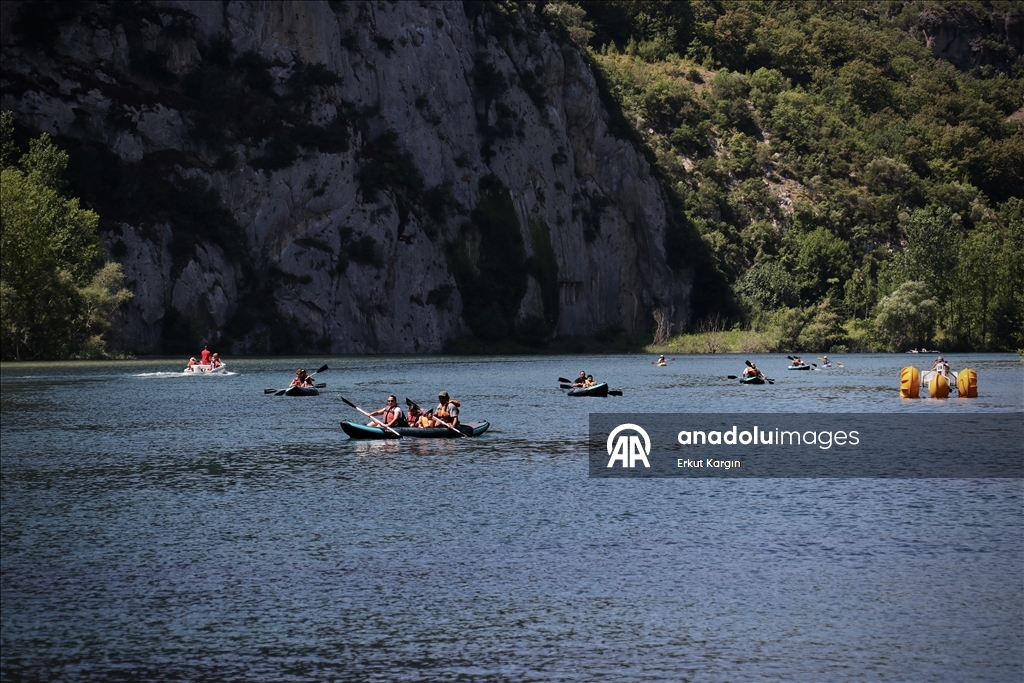Samsun'da Uluslararası Kapıkaya Doğa Sporları ve Kültür Festivali'nin açılış töreni yapıldı