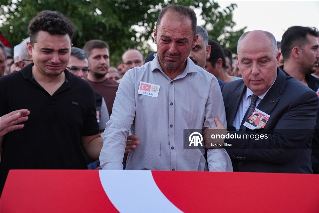 Orman yangınında şehit olan Denizlili orman işçileri için tören düzenlendi