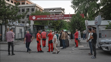 Orman şehitlerinin naaşları Ankara'ya getirildi